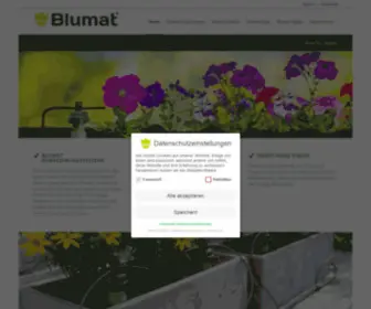 Blumat.de(Das automatische Bewässerungsystem) Screenshot