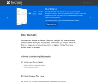 Blumatix-Consulting.at(Blumatix Intelligence GmbH) Screenshot