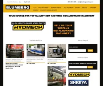 Blumbergmachinery.com(Buy And Sell New And Used Machinery) Screenshot