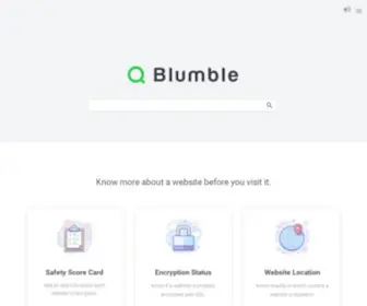 Blumble.com(The safe search engine) Screenshot