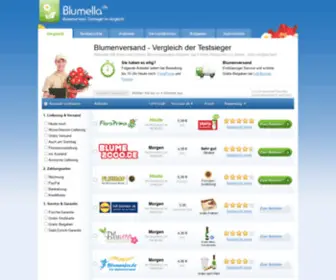 Blumella.de(Vergleich der Testsieger) Screenshot
