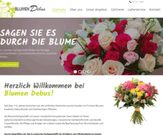 Blumen-Debus.de(Blumen Debus) Screenshot