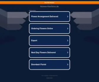 Blumen-Fuenfsinn.de(Floristik) Screenshot