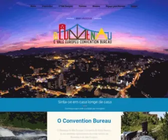 Blumenau.com.br(Convention Bureau Blumenau) Screenshot