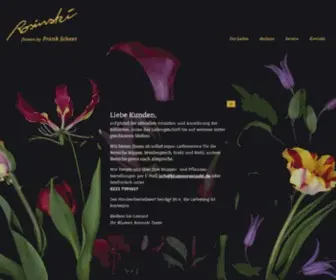 Blumenrosinski.de(Flowers by Frank Scheer) Screenshot