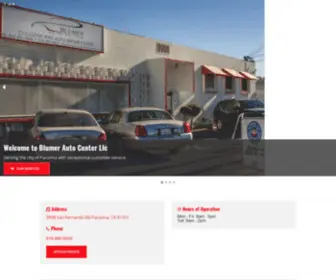 Blumerautocenter.com(Blumer Auto Center Llc) Screenshot