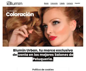 Blumin.es(La marca de cosmética de los salones de peluquería) Screenshot