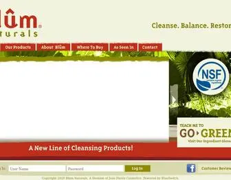 Blumnaturals.com(Blum Naturals) Screenshot