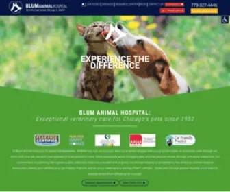 Blumvet.com(VCA Blum Animal Hospital) Screenshot
