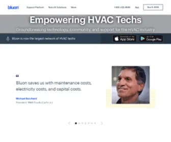 Bluonhvac.com(Bluonhvac) Screenshot