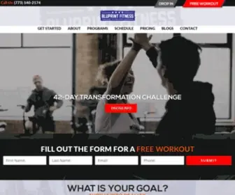 Bluprintfit.com(Bluprint Fitness) Screenshot