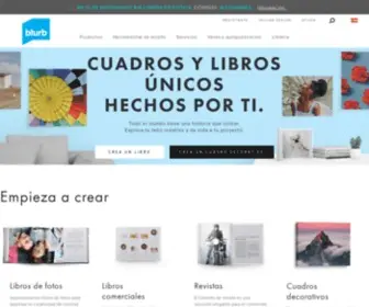 Blurb.es(Crea, imprime y vende libros de fotos de calidad profesional) Screenshot
