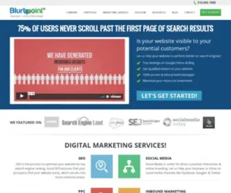 Blurbpoint.com(An Interactive Online Marketing Agency) Screenshot