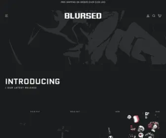 Blursed.co(// BLESSED & CURSED STORE) Screenshot