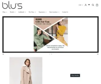 Blus.com(She's the boss) Screenshot