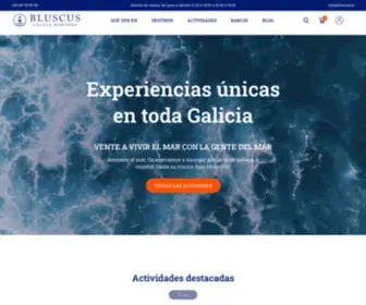 Bluscus.es(Turismo marinero en Galicia) Screenshot