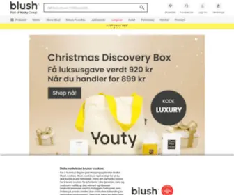 Blush.no(Norges største utvalg av skjønnhet) Screenshot