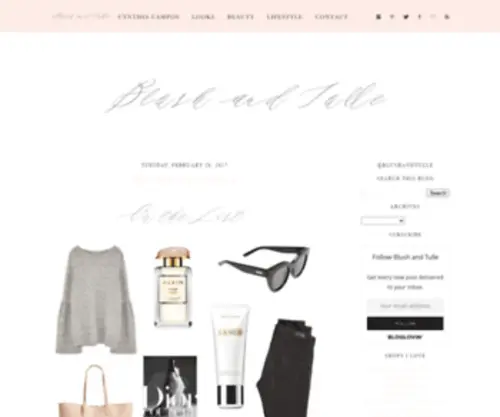 Blushandtulle.com(Blush and Tulle) Screenshot