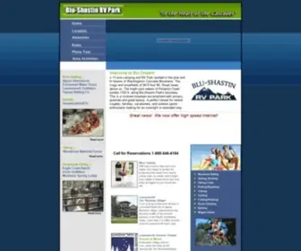 Blushastin.com(Blu-Shastin RV Park, Leavenworth, Washington) Screenshot