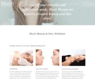 Blushbeauty.co.nz(Blush Beauty & Skin) Screenshot