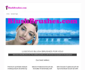 Blushbrushes.com(blushbrushes) Screenshot