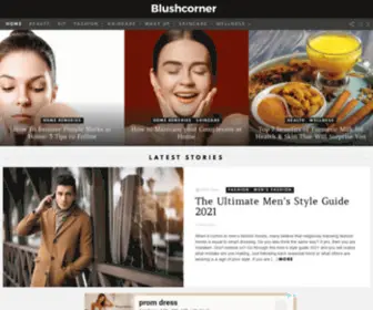 Blushcorner.com(Beauty & Lifestyle Blog) Screenshot