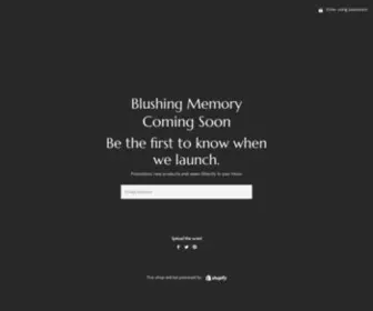 Blushingmemory.com(Blushing Memory) Screenshot