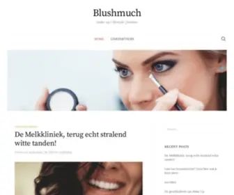Blushmuch.nl(Make-up) Screenshot