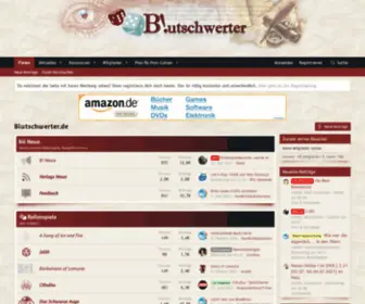 Blutschwerter.de(Das Forum rund um Pen & Paper) Screenshot