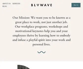 Bluwavewellbeing.com(BluWave Wellbeing's mission) Screenshot