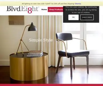 BLvdeight.com(Boulevard Eight) Screenshot