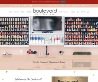 BLVdhair.com(Boulevard Hair Boutique) Screenshot