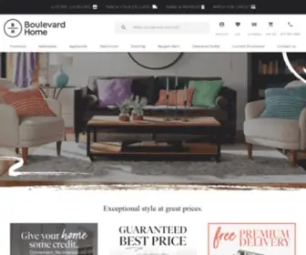 BLVdhome.com(Furniture, Mattress, Electronics and Appliance store in St) Screenshot