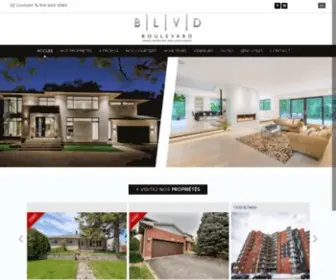 BLvdimmobilier.com(BLVD IMMOBILIER) Screenshot