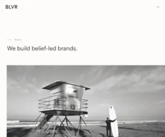 BLVR.com(Brand Development) Screenshot