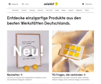 BLXNK.com(Marktplatz für junges deutsches Produktdesign) Screenshot