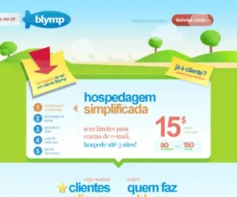 BLYMP.com.br(Hospedagem de sites e registro de domínios) Screenshot
