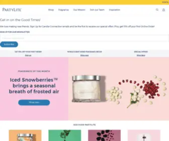 BLYTH.com(PartyLite) Screenshot