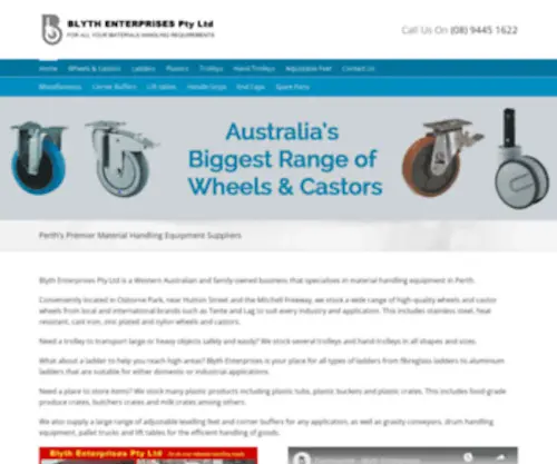 BLYthenterprises.com.au(Blyth Enterprises Pty Ltd) Screenshot