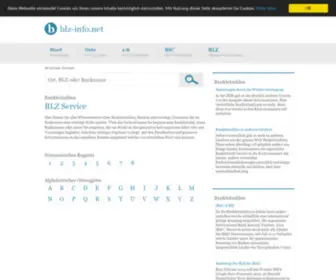 BLZ-Info.net(Bankleitzahlen) Screenshot