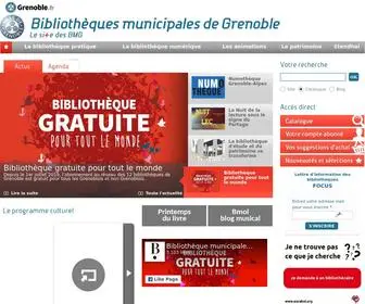 BM-Grenoble.fr(Bibliothèque Municipale de Grenoble) Screenshot