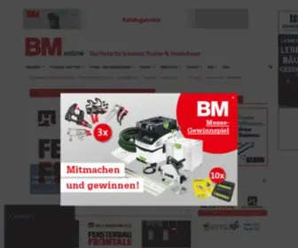BM-Online.de(Treffpunkt für Schreiner) Screenshot