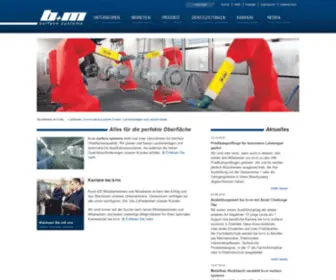 BM-Verfahrenstechnik.de(Lackieranlagen und Lackierroboter) Screenshot