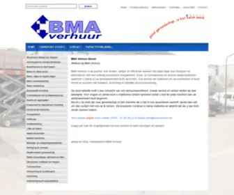 Bma-Verhuur.nl(BMA Verhuur) Screenshot