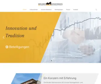 Bmag-Online.de(Brüder Mannesmann AG) Screenshot