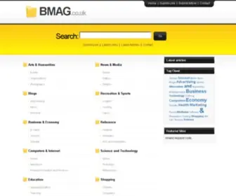 Bmag.co.uk(Business Directory) Screenshot