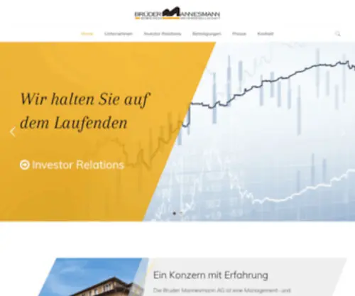 Bmag.de(Brüder Mannesmann AG) Screenshot