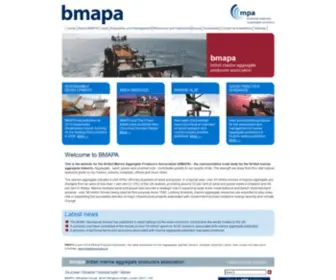 Bmapa.org(British Marine Aggregate Producers Association (BMAPA) part of the Mineral Products Association (MPA)) Screenshot