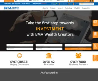 Bmawc.com(BMA Wealth Creator) Screenshot