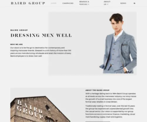 BMB-Group.co.uk(Dressing Men Well) Screenshot